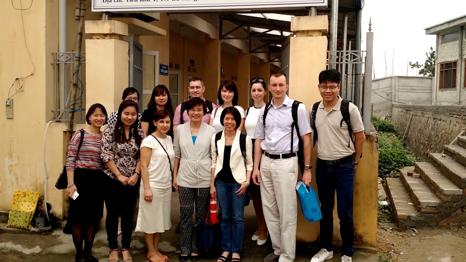 The research team of the Institute visited the Vietnamese site of the project "HPTN 074"