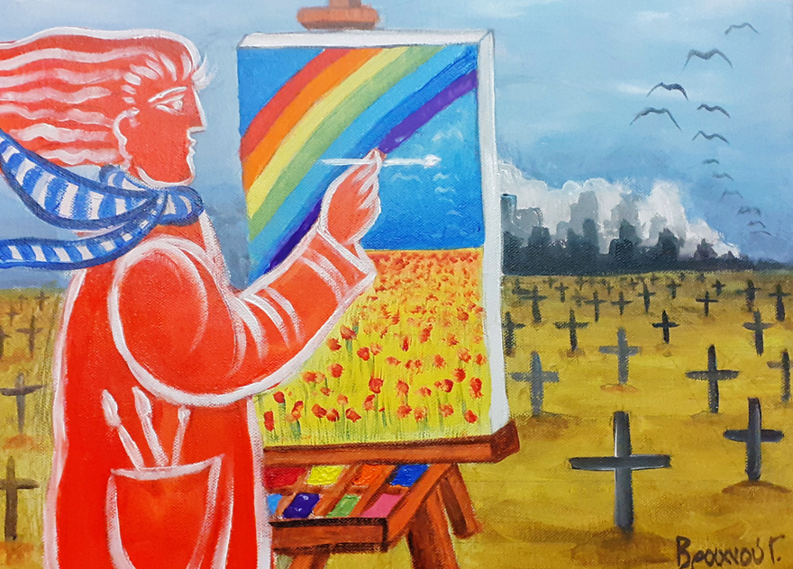 Вітаємо переможців і учасників конкурсу дитячих малюнків на тему "Літні люди і війна в Україні"